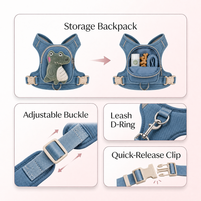 WUFFLE™ Pet Backpack Harness V2