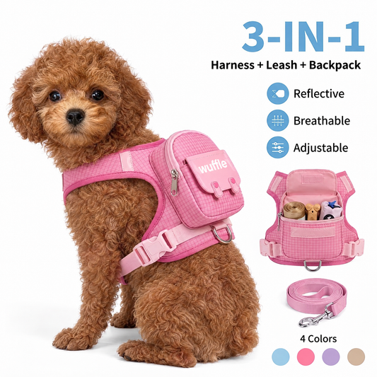 WUFFLE™ Pet Backpack Harness