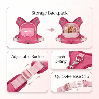 WUFFLE™ Pet Backpack Harness